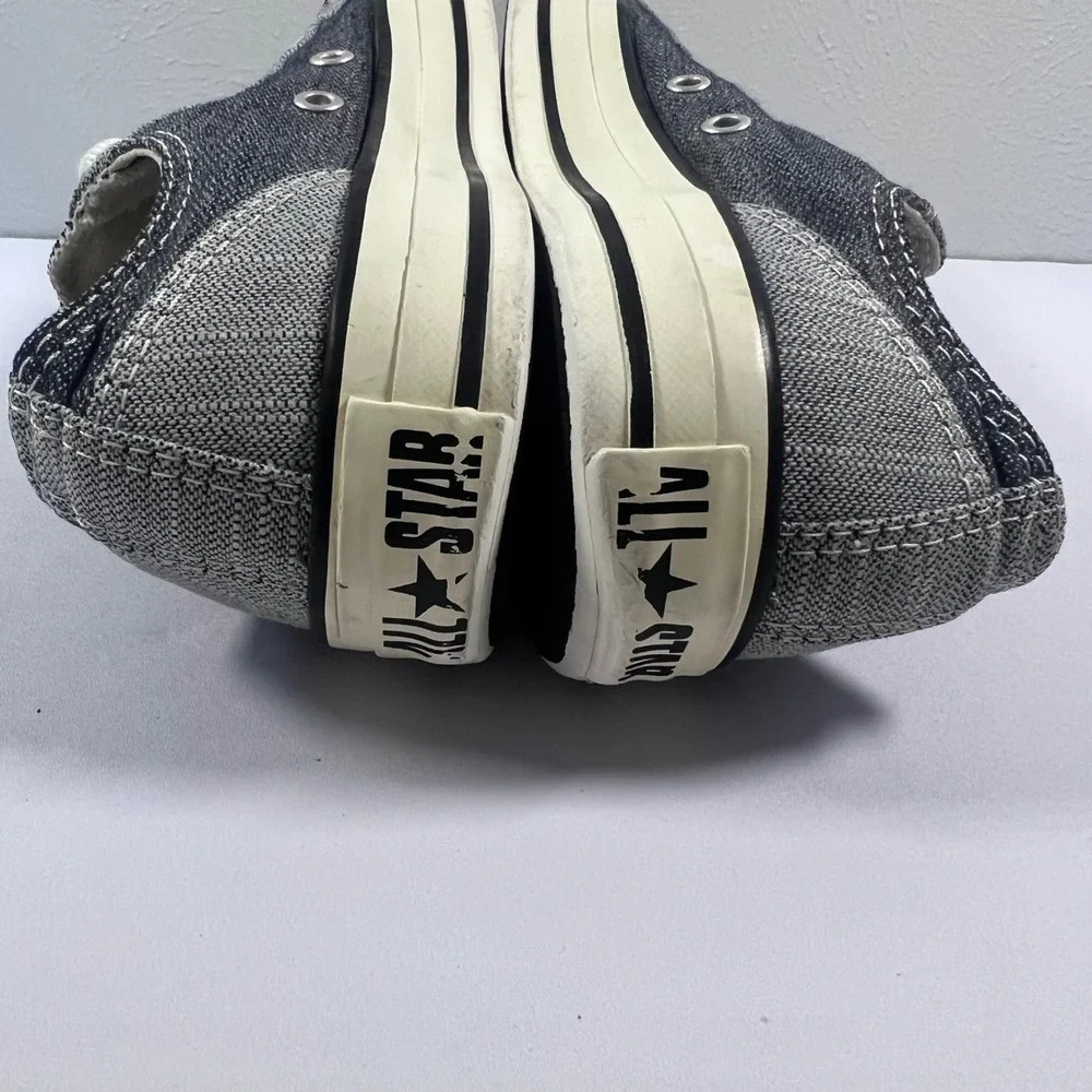 Converse All Star Low Top Gray Denim Sneakers Casual Shoes Unisex W 8 M‎ 6